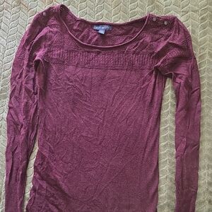 American Eagle Plum Sweater